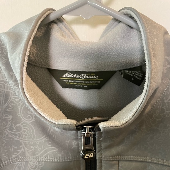 Eddie Bauer Damask Patterned Soft Shell Jacket - Picture 4 of 4